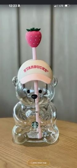 3 strawberry bear cups for sale
