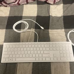 HP keyboard And  Wired Mouse