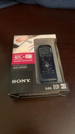 Sony voice recorder