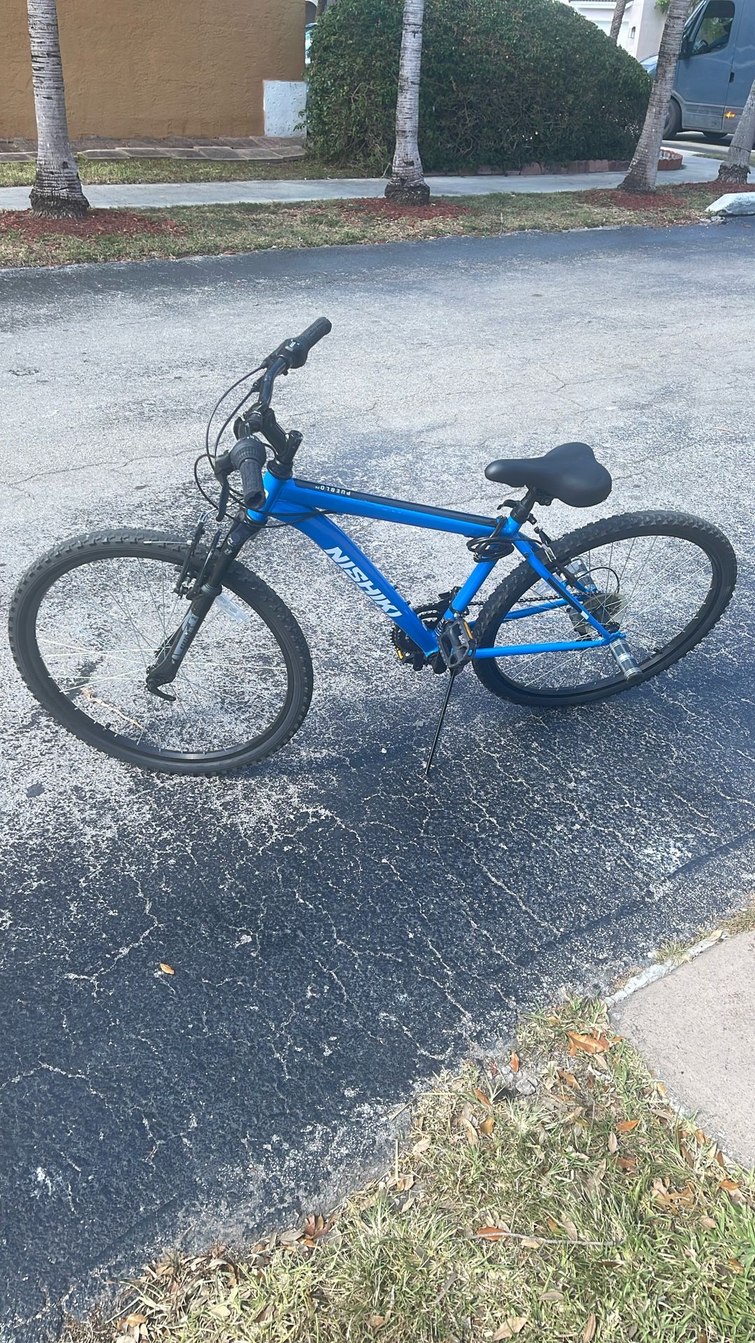 mountain bike with pegs