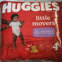 Huggies Diapers Size: 4  22 Ct.