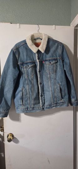 Levy sherpa trucker jacket