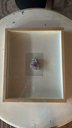 Amethyst crystal framed