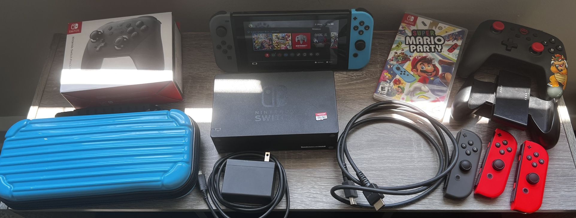 BIG Nintendo Switch Bundle-Console | Case | Games | Controllers | 256GB SD Card