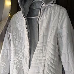 Ladies L Reversible jacket w hood