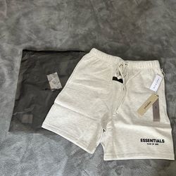 Fear of God Essentials Shorts (100% Authentic) - Light Gray OATMEAL - Medium