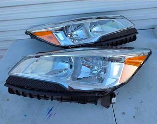 13-16 Ford Escape Headlights Luces Micas Calaveras Faros Faroles Focos Headlamps
