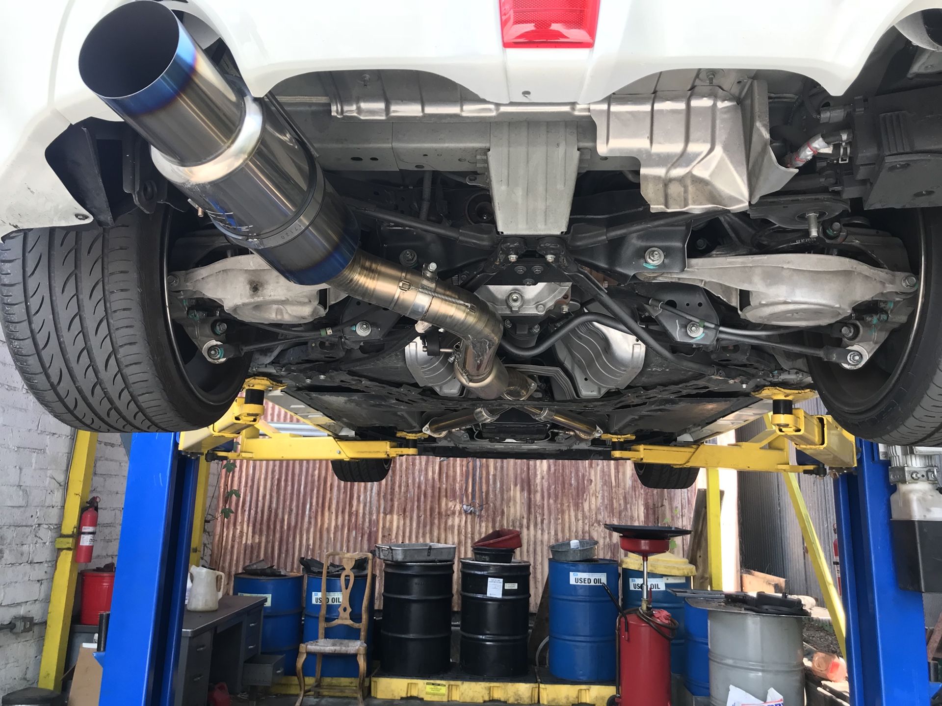 370z TOMEI SINGLE EXIT + AAM Y PIPE