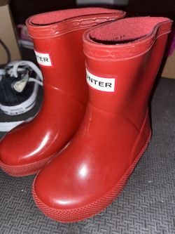 Red Hunter Boots
