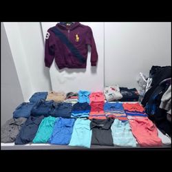 Ralph Lauren hoodie and assorted boys clothing 