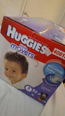 92 pk Mickey Huggies size 3