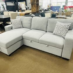 🔥 Bean Chofa Sleeper w/ Storage & Charging Ports $998 | Fast Delivery | Ez Payment plans