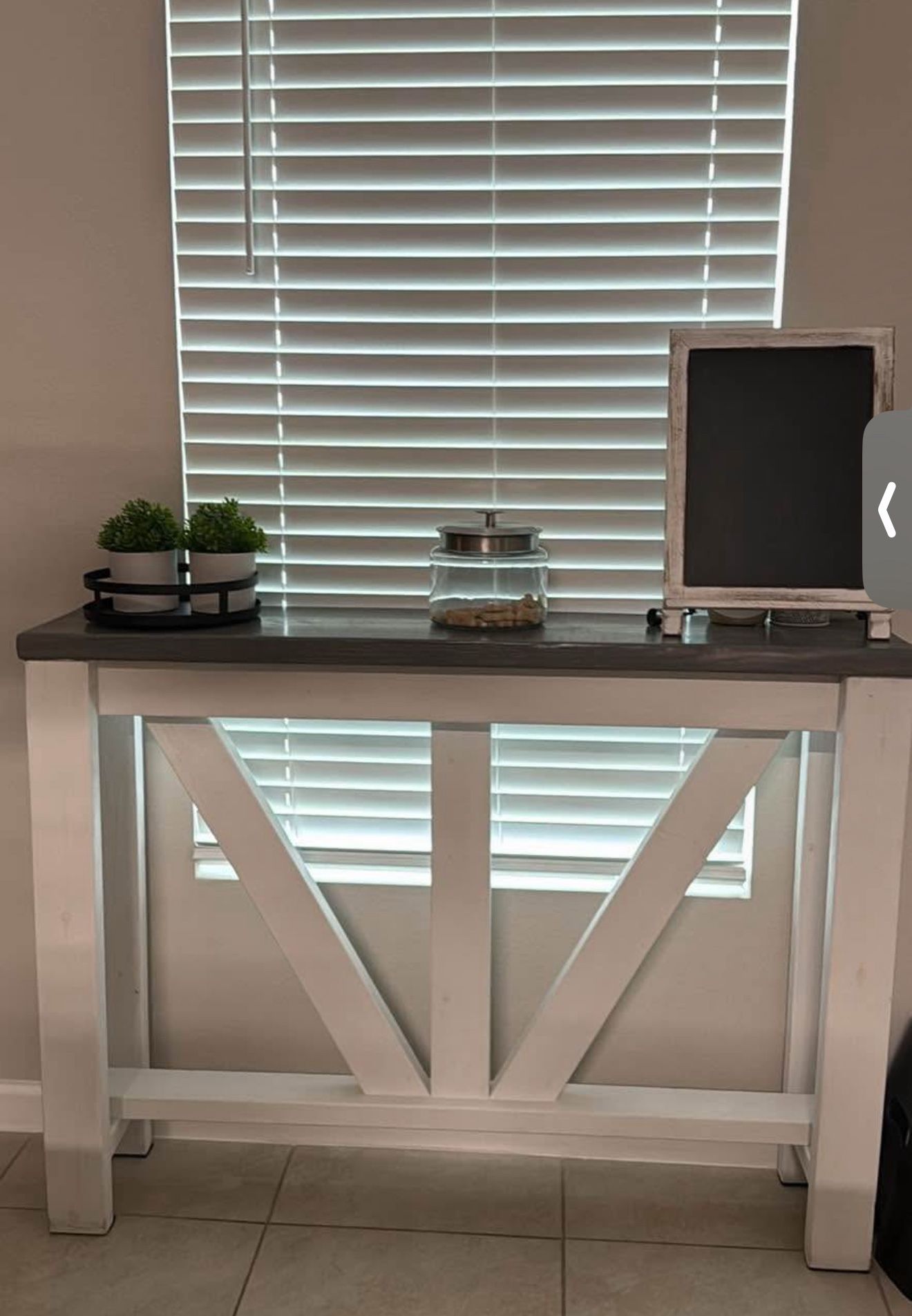 Dinning Table, Benches And Side Table