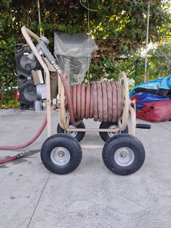 Water hose reel cart