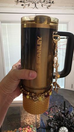 Stanley 30 oz. Quencher ProTour Flip Straw Tumbler in the limited-edition Black Honey used
