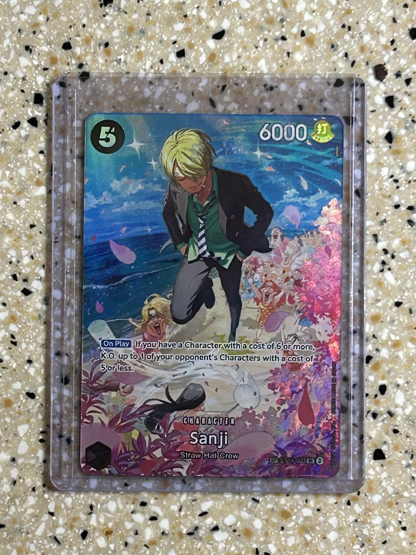Sanji Full Art One Piece Card