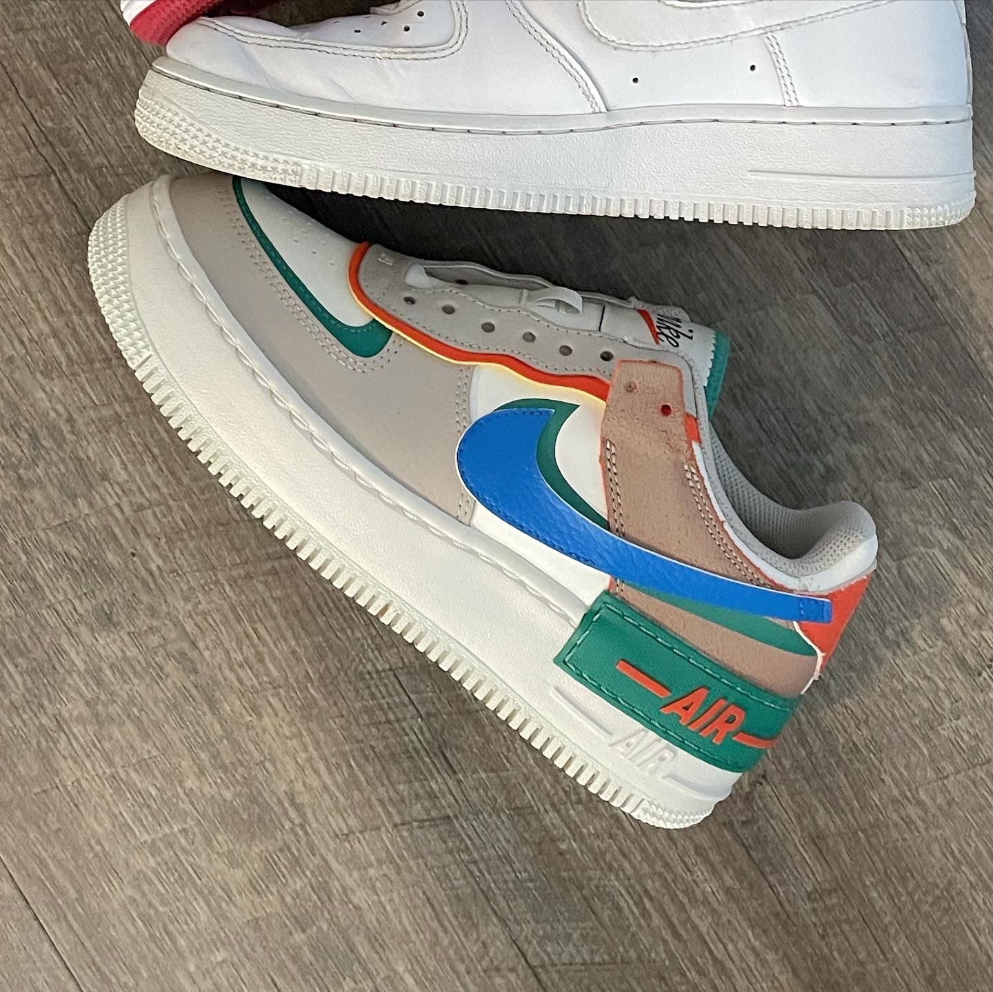 Nike Air Force Low Off-White Light Green Spark shipping available shoes for  Sale in Lincoln Acres, CA - OfferUp