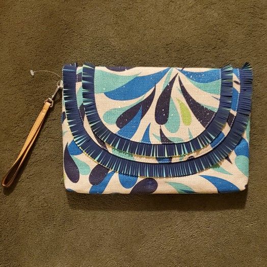 Vera Bradley Summer School Fringe RFID Wristlet