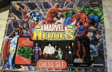 Vintage Marvel Chess Set in New Condition