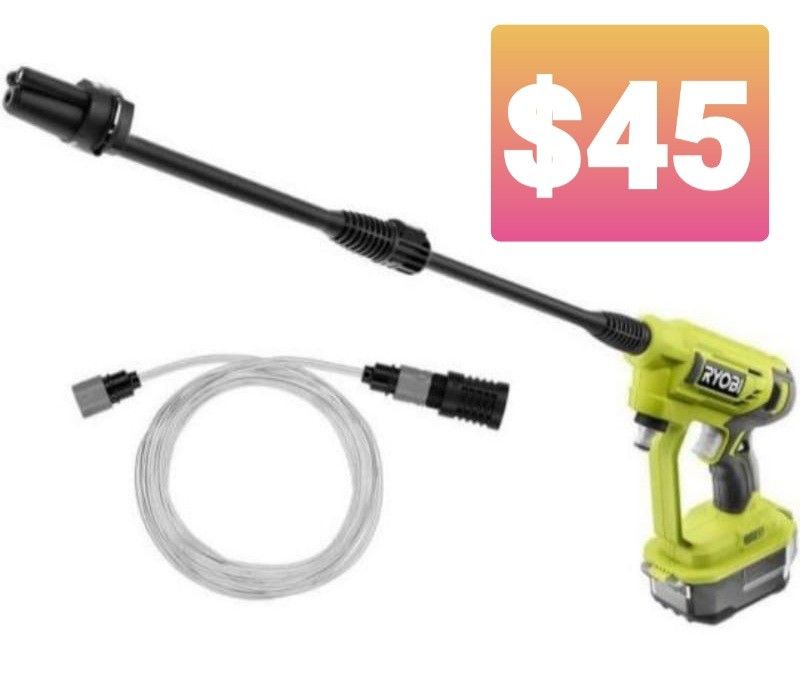 Ryobi One + 18v Ezclean 320PSI 0.8 GMP Cordless cold Water POWER Cleaner (Tool-Only)