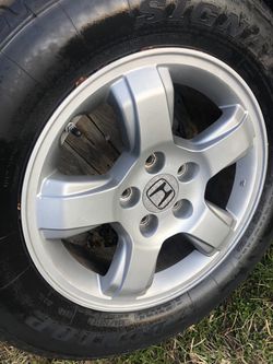 16” Honda Rims And Tires Thumbnail