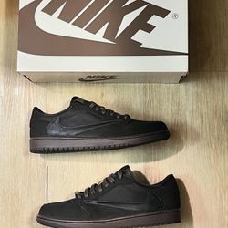 (2024) Travis x Jordan 1 Low Velvet Brown Size 11