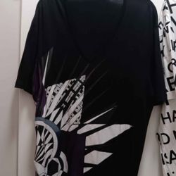 1-1990s Versace Sport  2 Versace Collection Shirts  Plus True Religion Shirt 