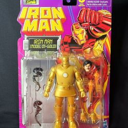 🤖Tales of Suspense Marvel Legends Retro Collection Iron Man (Model 01 - Gold) Action Figure