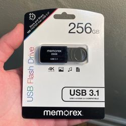 256gb Memorex 3.1  Flashdrive 