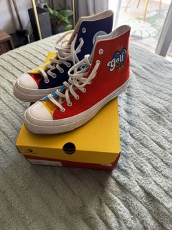 Converse Tri Color Golf Hi-Tops