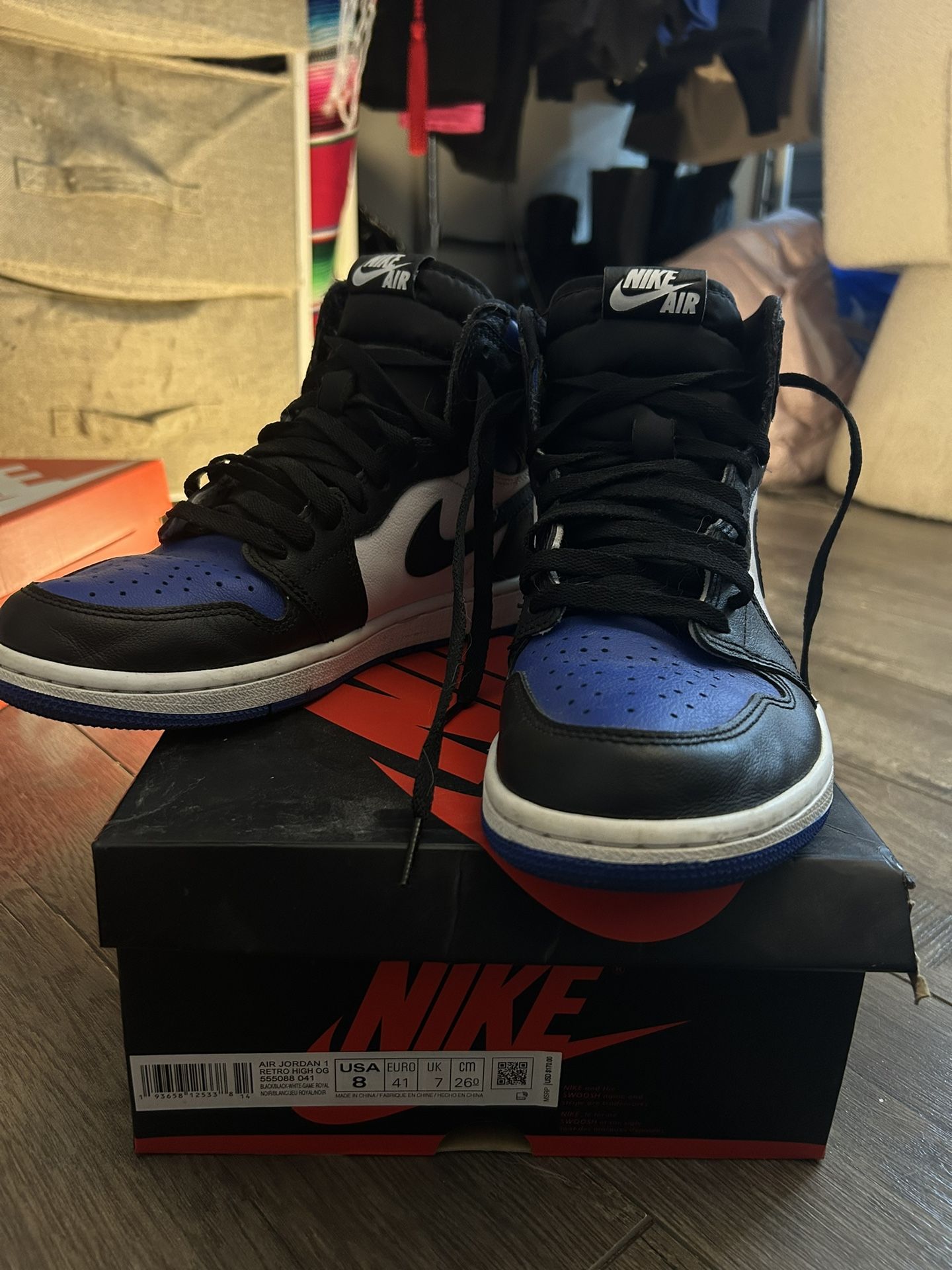 Jordan 1 Retro high Royal Toe (8)