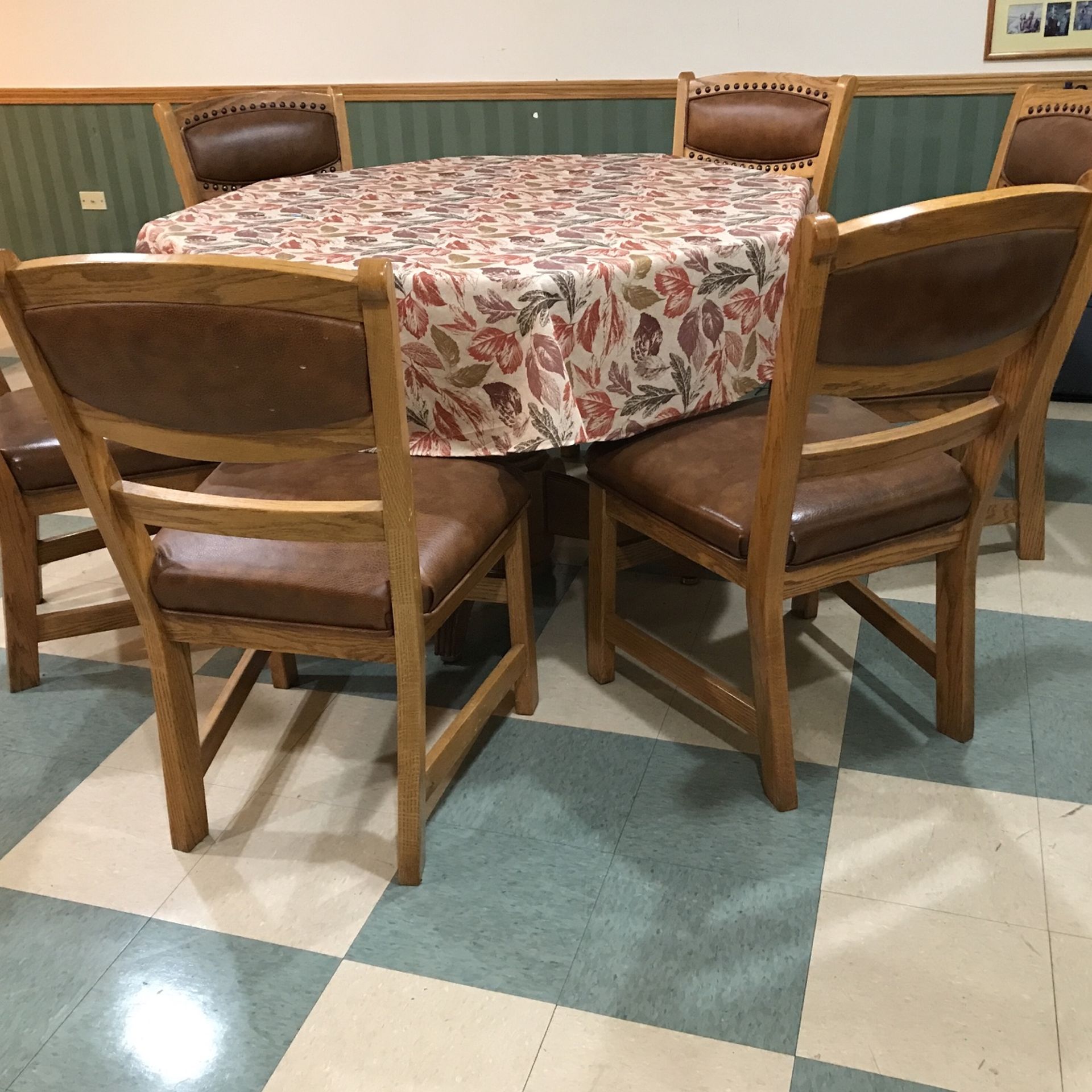 Oak Table & 6 Chairs & Game Table for Sale in Orland Park, IL OfferUp