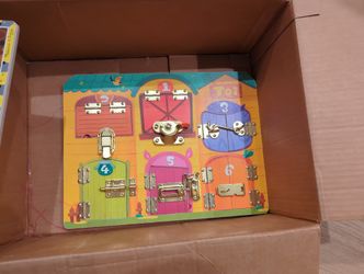 Various Locks And Truck Puzzles For Kids Toy