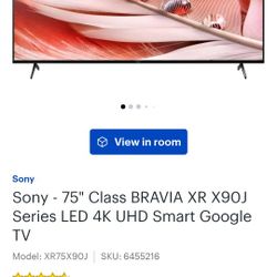 Sony 75 X95 J- 1300 Or Best Offer 