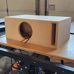 Single 6.5" Custom Subwoofer Ported Box