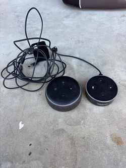 Amazon Echo Dot Smart Speakers – Lot of 2