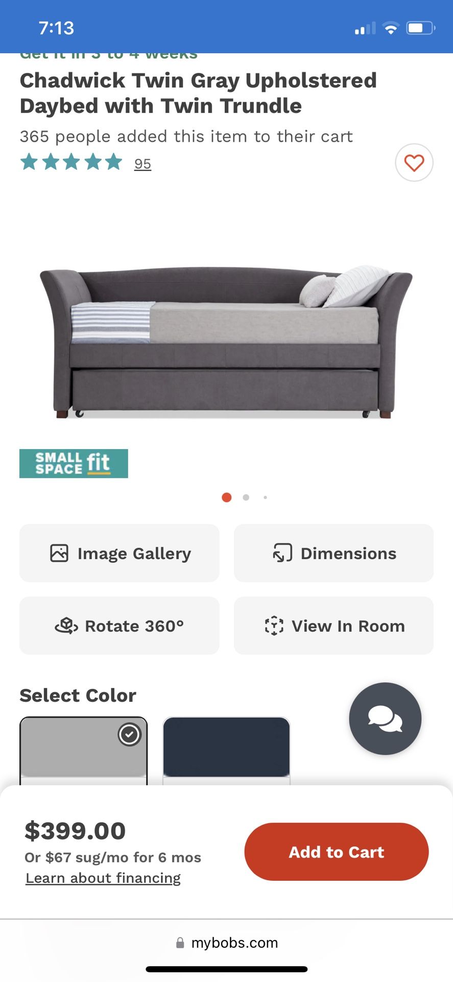 Bobs Daybed With Twin Trundle