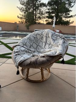 World Market saucer chair