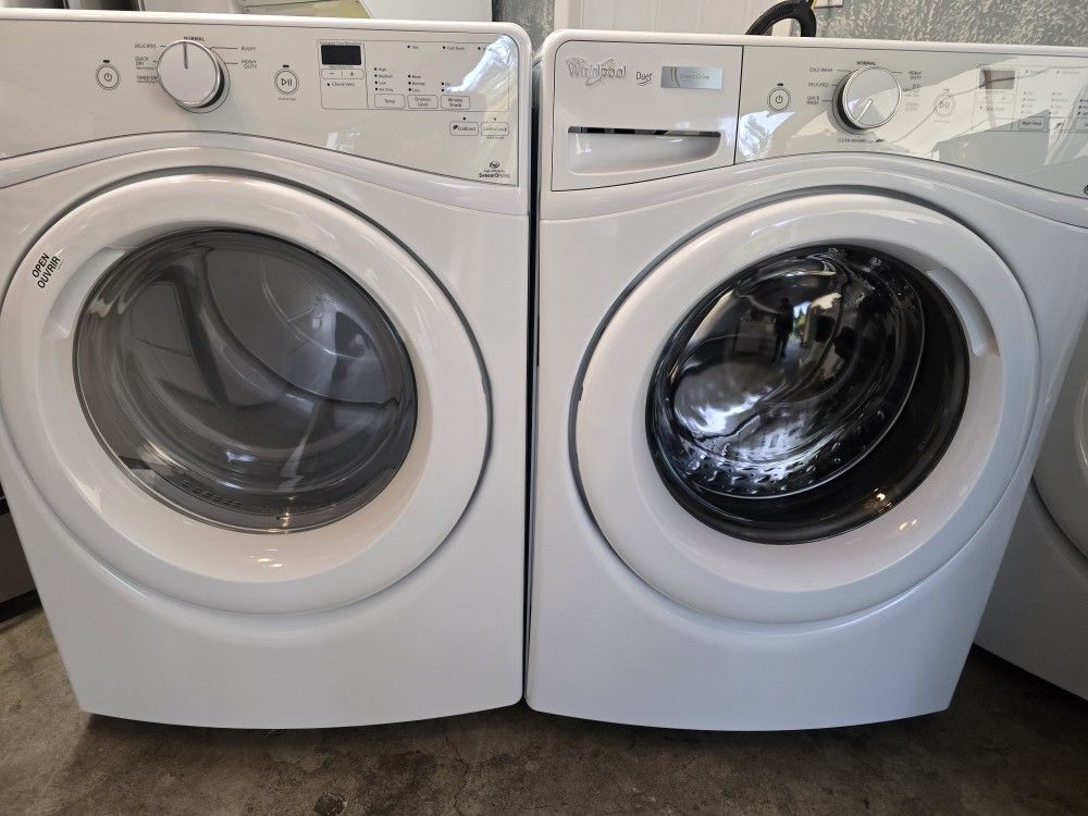 Washer And Dryer Set - Whirlpool White