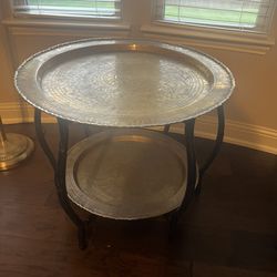 Brass Mid 20th Century Coffee Table 