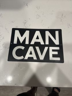 man cave, she shed signs