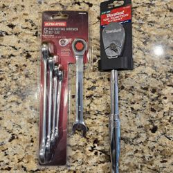 1/2" Ratchet 100 Position, Ratcheting Wrench 5 Set SAE 