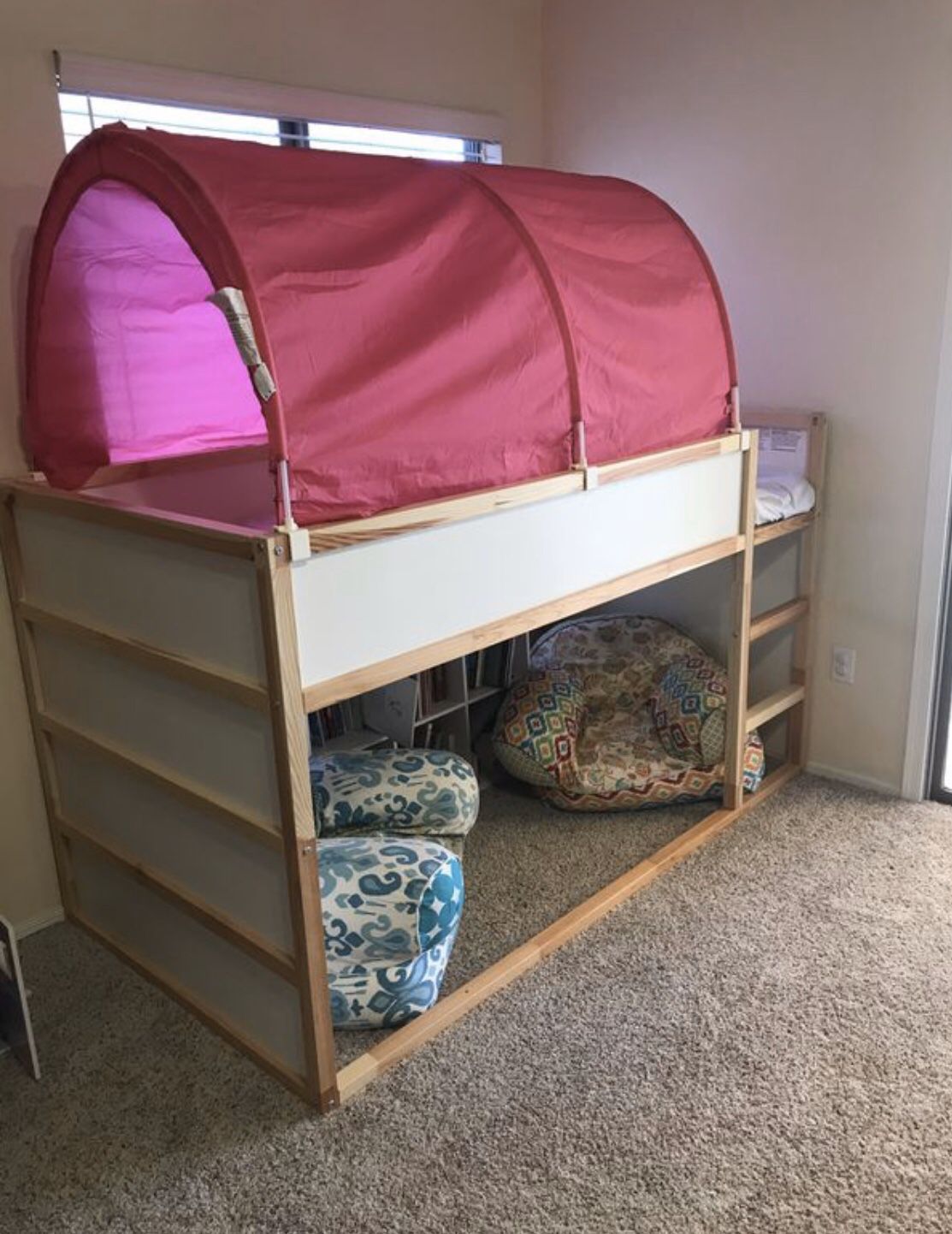 Twin Loft Bed with Tent - free delivery