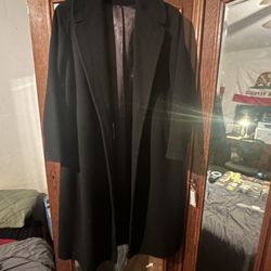Vintage Unbranded Imported Cashmere Long Coat
