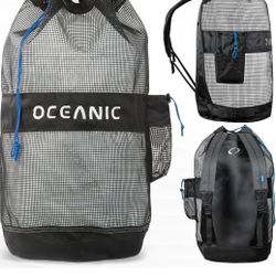 Oceanic Mesh Backpack Gear Bag 82L Black  Bag, Softball,  Baseball, Soccer, Beach, Fishing, Kayaking NEW!!!