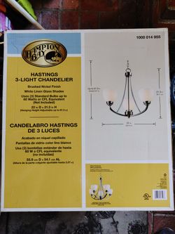 Hampton Bay Chandelier