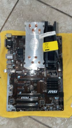 Pc gaming parts and a pc case