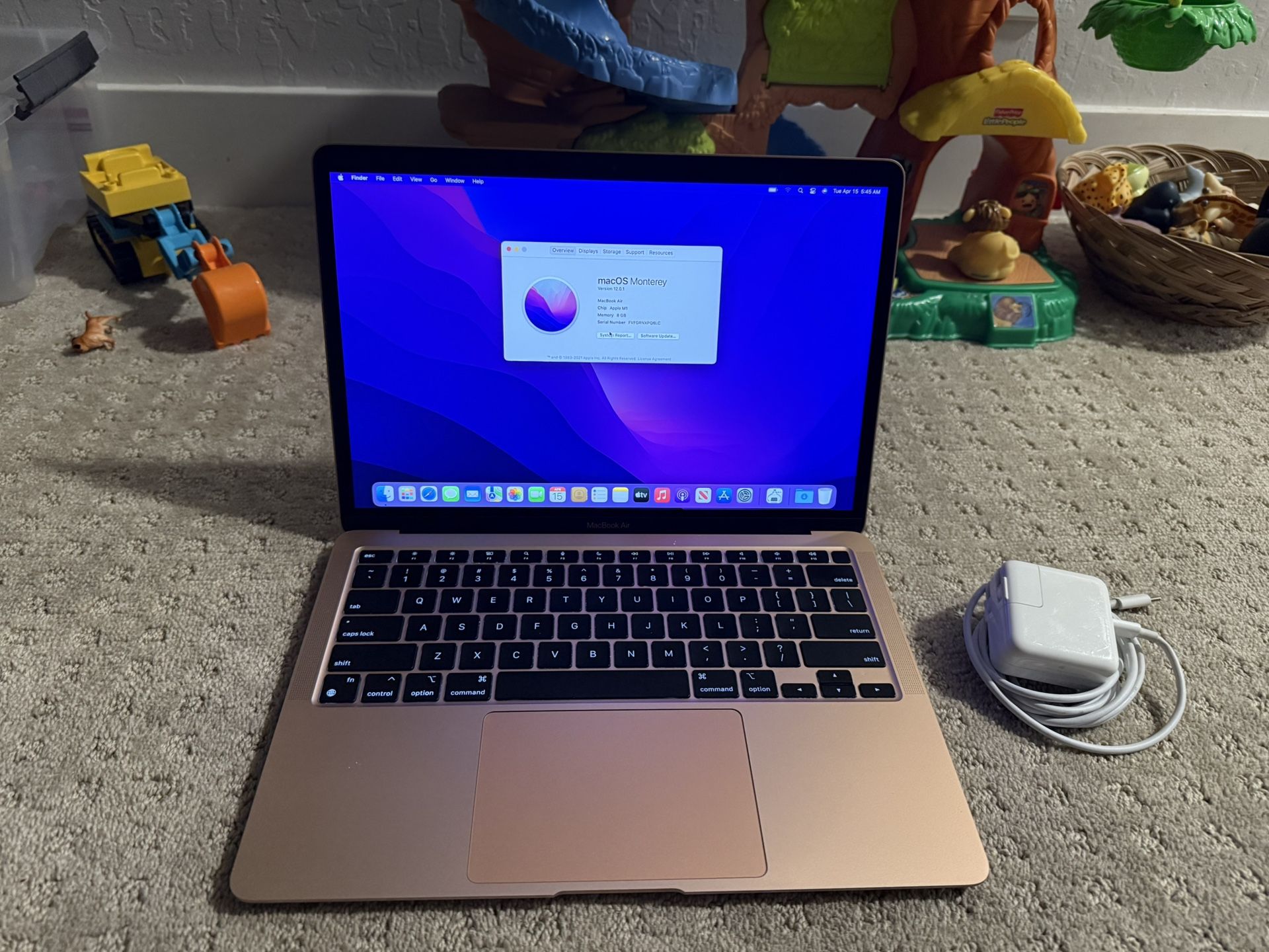 M1 chip 13” Apple MacBook Air - Rose Gold - 2020