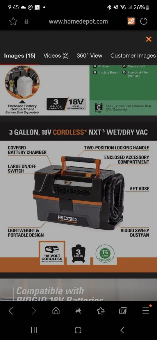 Ridgit Vacuum