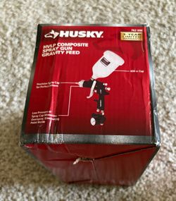Husky HVLP Composite Gravity Feed Paint Spray Gun - Brand New in Box